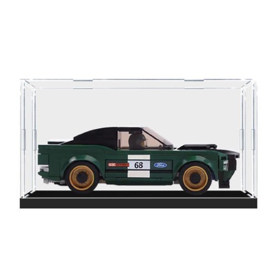 Picture of Acrylic Display Case for LEGO Speed Champion Car Model Figure Storage Box Dust Proof Glue Free