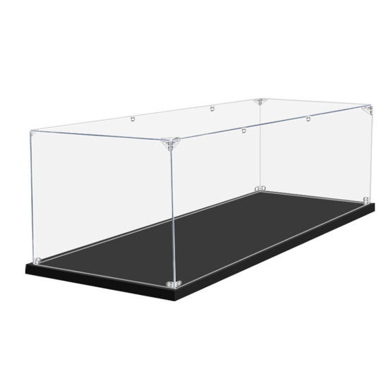 Picture of Acrylic Display Case for LEGO 76423 Harry Potter Hogwarts Express & Hogsmeade Station Figure Storage Box Dust Proof Glue Free