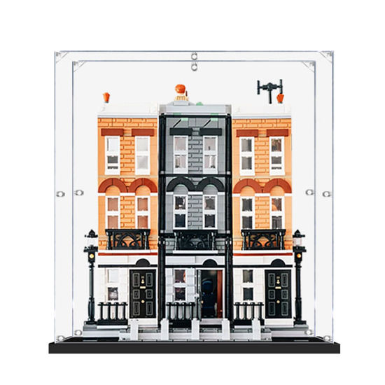 Picture of Acrylic Display Case for LEGO 76408 Harry Potter 12 Grimmauld Place Figure Storage Box Dust Proof Glue Free