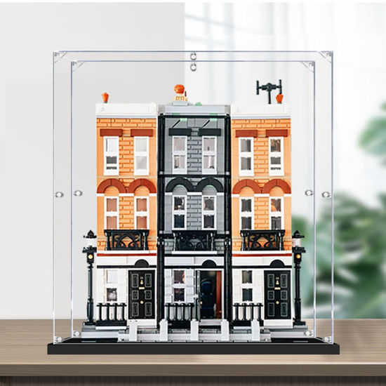 Picture of Acrylic Display Case for LEGO 76408 Harry Potter 12 Grimmauld Place Figure Storage Box Dust Proof Glue Free