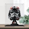 Picture of Acrylic Display Case for LEGO 75429 Star Wars AT-AT Driver Helmet Figure Storage Box Dust Proof Glue Free