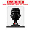 Picture of Acrylic Display Case for LEGO 75415 Star Wars Kylo Ren Helmet Figure Storage Box Dust Proof Glue Free