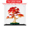 Picture of Acrylic Display Case for LEGO 10348 Icons Botanicals Japanese Red Maple Bonsai Tree Figure Storage Box Dust Proof Glue Free