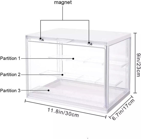 Picture of Display Case for LEGO/Pop Mart Minifigure with LED Lights
