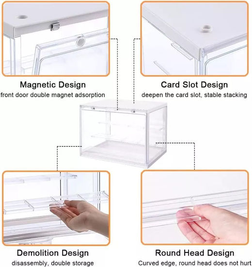 Picture of Display Case for LEGO/Pop Mart Minifigure with LED Lights
