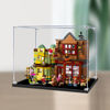 Picture of Acrylic Display Case for LEGO 76452 Harry Potter Quality Quidditch Supplies & Ice Cream Parlo Figure Storage Box Dust Proof Glue Free