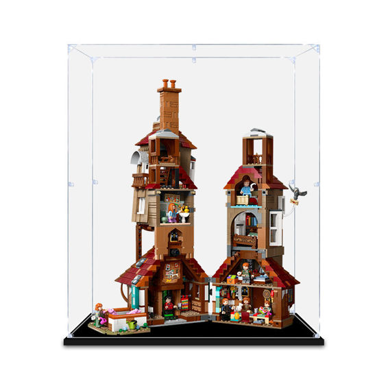Picture of Acrylic Display Case for LEGO 76437 Harry Potter The Burrow Collector's Edition Unfolded Figure Storage Box Dust Proof Glue Free