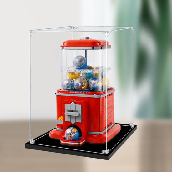 Picture of Acrylic Display Case for LEGO 21358 Ideas Minifigure Vending Machine Figure Storage Box Dust Proof Glue Free
