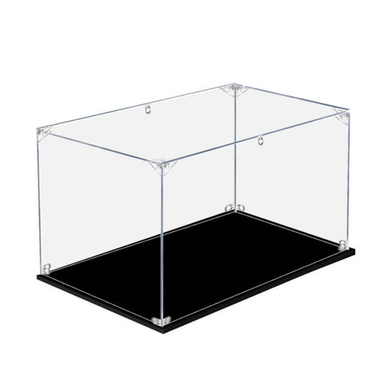 Picture of Acrylic Display Case for LEGO 10352 Icons The Simpsons Krusty Burger Figure Storage Box Dust Proof Glue Free
