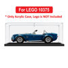 Picture of Acrylic Display Case for LEGO 10357 Icons Shelby Cobra 427 S/C Figure Storage Box Dust Proof Glue Free