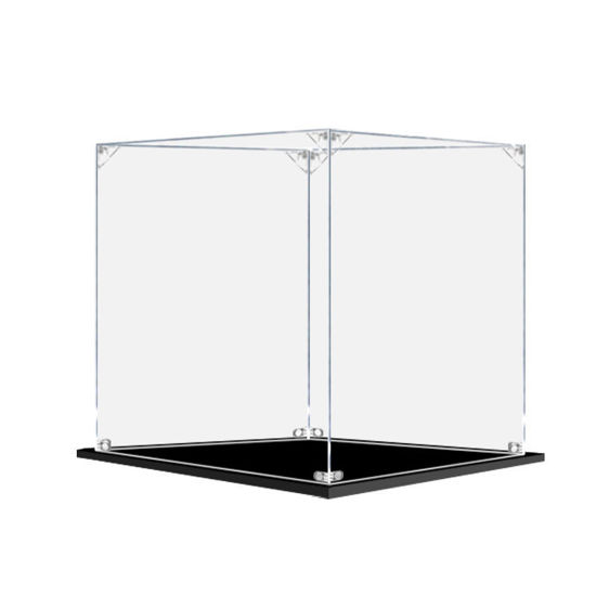 Picture of Acrylic Display Case for LEGO 76300 Batman Arkham Asylum Figure Storage Box Dust Proof Glue Free