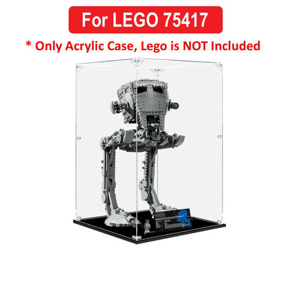 Picture of Acrylic Display Case for LEGO 75417 Star Wars AT-ST Walker Figure Storage Box Dust Proof Glue Free