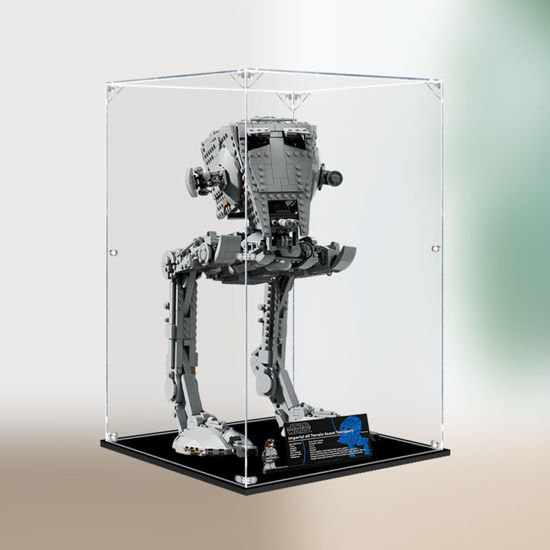 Picture of Acrylic Display Case for LEGO 75417 Star Wars AT-ST Walker Figure Storage Box Dust Proof Glue Free