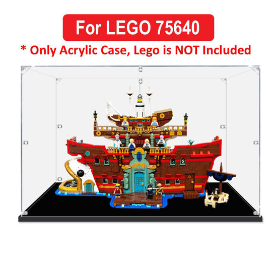 Picture of Acrylic Display Case for LEGO 75640 One Piece The Baratie Floating Restaurant Figure Storage Box Dust Proof Glue Free