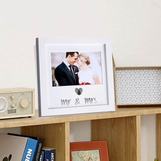 Picture of Heart Thumbprint Keepsake Frame Ink Kit Wedding Bridal Shower Wedding Registry