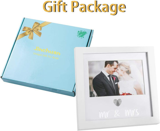 Picture of Heart Thumbprint Keepsake Frame Ink Kit Wedding Bridal Shower Wedding Registry