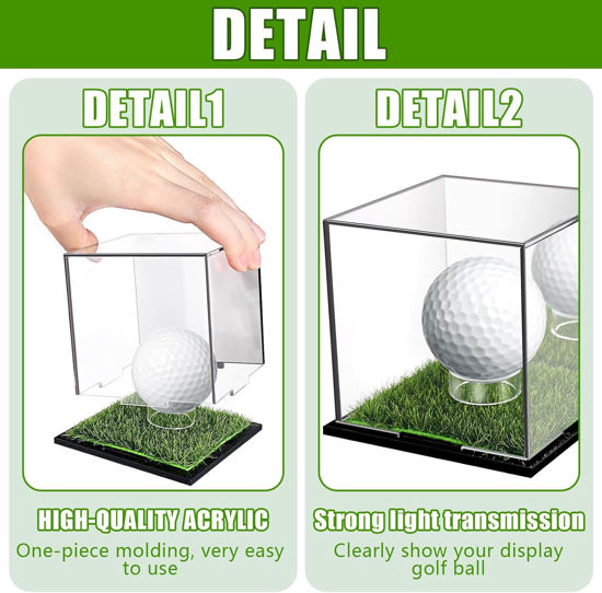 Picture of Golf Ball snooker ball Display Case Small Golf Ball Case Acrylic Case Clear