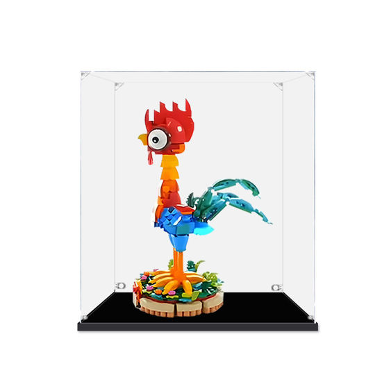 Picture of Acrylic Display Case for LEGO 43272 Disney Moana 2 Heihei Figure Storage Box Dust Proof Glue Free