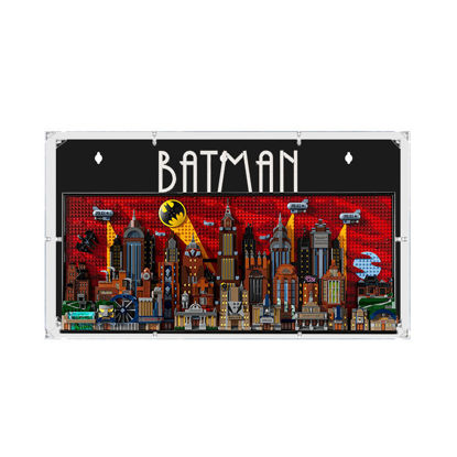 Picture of Acrylic Display Case for LEGO 76271 Art Batman The Animated Series Gotham City Figure Storage Box Dust Proof Glue Free