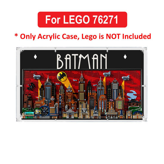 Picture of Acrylic Display Case for LEGO 76271 Art Batman The Animated Series Gotham City Figure Storage Box Dust Proof Glue Free