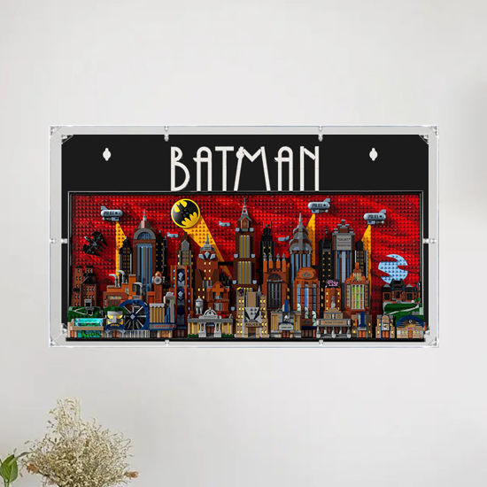 Picture of Acrylic Display Case for LEGO 76271 Art Batman The Animated Series Gotham City Figure Storage Box Dust Proof Glue Free