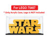 Picture of Acrylic Display Case for LEGO 75407 Star Wars Brick-Built Star Wars Logo Figure Storage Box Dust Proof Glue Free