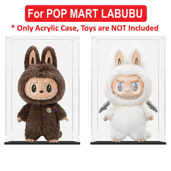 Picture of Acrylic Display Case for Pop Mart Labubu The Monsters Zimomo I Found You/Angel in Clouds Figure Storage Box Dust Proof Glue Free