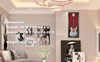 Picture of 42"Electric Guitar Display Case Cabinet Shadow Box with Guitar Hanger Stand