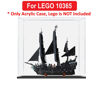 Picture of Acrylic Display Case for LEGO 10365 Icons Captain Jack Sparrow’s Pirate Ship Figure Storage Box Dust Proof Glue Free