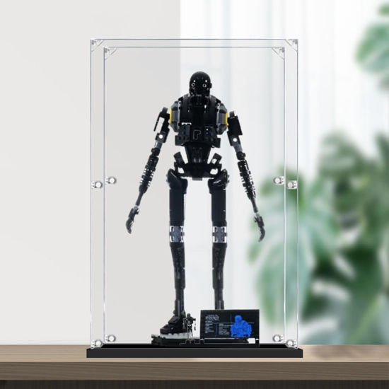 Picture of Acrylic Display Case for LEGO 75434 Star Wars K-2SO Security Droid Figure Storage Box Dust Proof Glue Free
