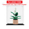 Picture of Acrylic Display Case for LEGO 11504 Botanicals Peace Lily Figure Storage Box Dust Proof Glue Free